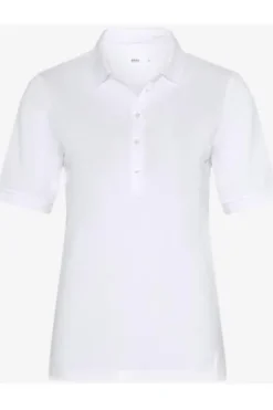 BRAX Polo-Shirt Cleo weiß
