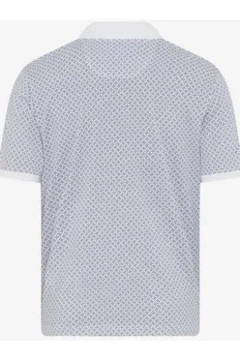 BRAX Polo-Shirt Perry storm gemustert