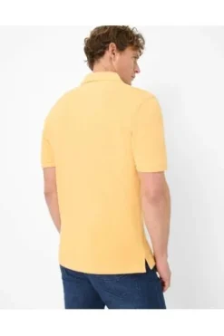 BRAX Polo-Shirt Pete gelb Hi-FLEX