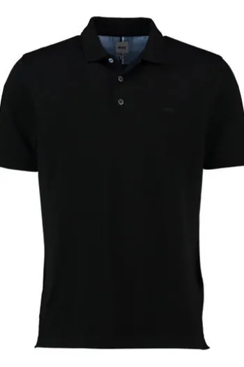 BRAX Polo-Shirt Pete schwarz Hi-FLEX