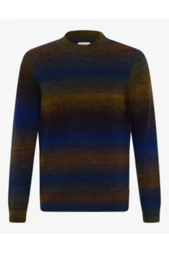 BRAX Pullover Buddy blau/braun