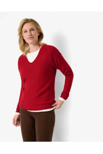BRAX Pullover Lana Rot