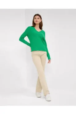 BRAX Pullover Lesley grün in sommerlicher Qualität