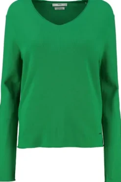 BRAX Pullover Lesley grün in sommerlicher Qualität