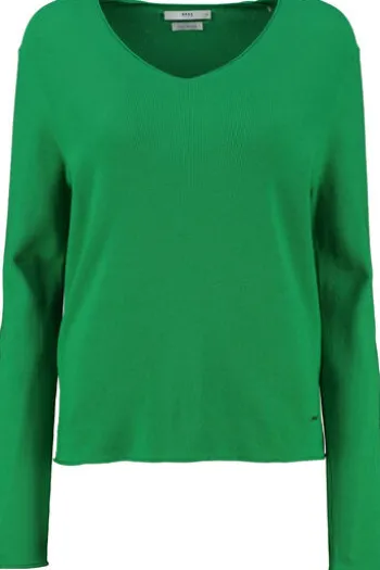 BRAX Pullover Lesley grün in sommerlicher Qualität