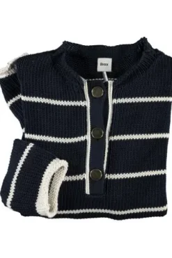 BRAX Pullover Lesley marine im trendigen Rippstrick