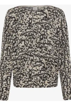 BRAX Pullover Lisa canvas gemustert