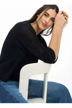 BRAX Pullover Nala navy 3/4-Arm