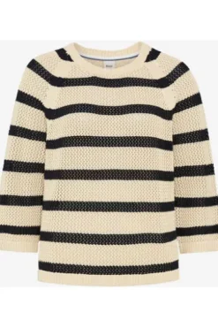 BRAX Pullover Nala navy gestreift 3/4-Arm