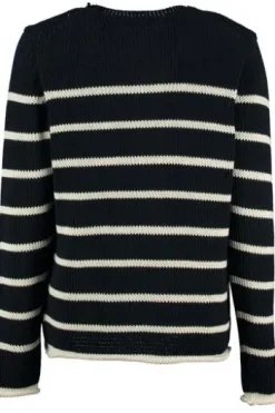 BRAX Strickjacke Ann marine im trendigen Rippstrick