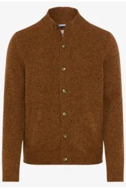 BRAX Strickjacke Jeff toffee