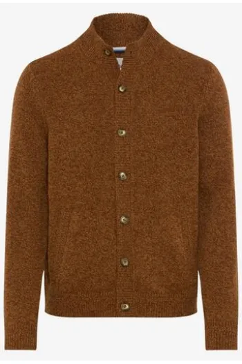 BRAX Strickjacke Jeff toffee