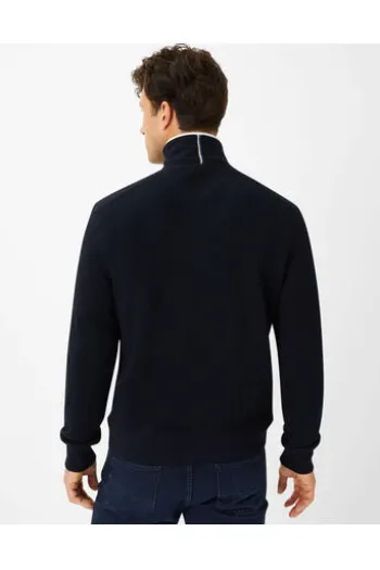 BRAX Sweat Jacke Sheldon marine EASY RIB