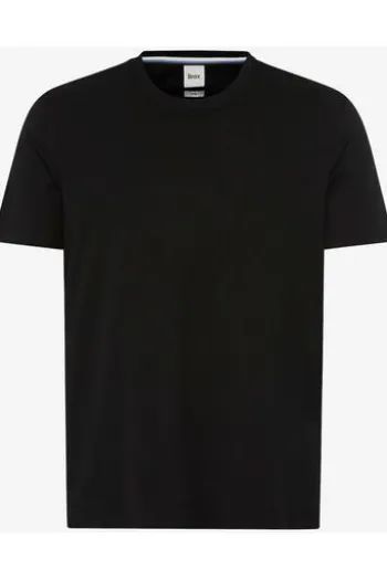 BRAX T-Shirt Ted schwarz