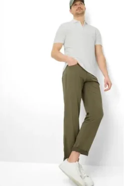 BRAX Ultra Light Five Pocket Hose Cadiz olive Straight Fit