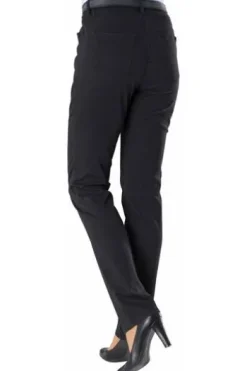 BRAX Winter-Dream-Hose Carola schwarz Feminine Fit in angerauter Qualität