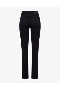 BRAX Winter-Dream-Hose Mary marine Slim Fit in angerauter Qualität
