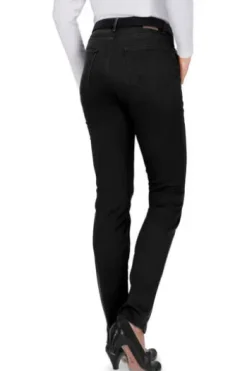 BRAX Winter-Dream-Hose Shakira schwarz Slim Fit in angerauter Qualität