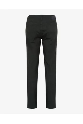 BRAX Woo.Look Hose Cadiz oliv in dezenter Struktur
