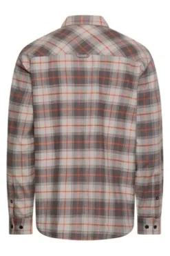 camel active Hemd brick orange kariert Regular Fit