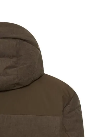 camel active Quilted Cord Jacke dark brown