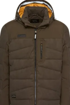 camel active Quilted Cord Jacke dark brown