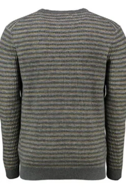 camel active Rundhals Pullover multicolour gestreift