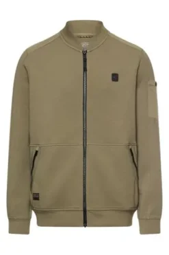 camel active Sweat Jacke deep olive Regular Fit