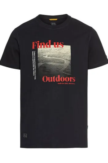 camel active T-Shirt dark navy Regular Fit