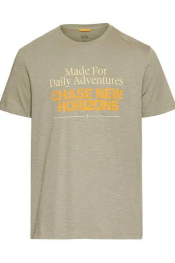 camel active T-Shirt khaki Regular Fit