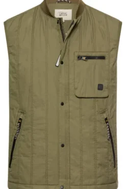 camel active Weste deep olive Regular Fit