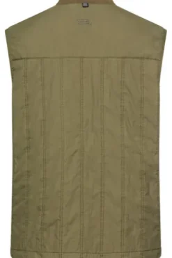 camel active Weste deep olive Regular Fit