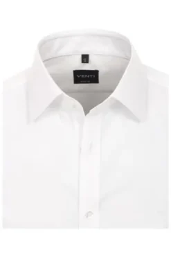 City Hemd weiss Body Fit Langarm