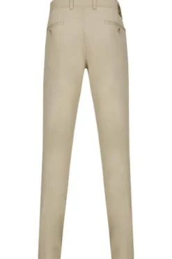 CLUB OF COMFORT Baumwoll-Stretch-Hose beige Garvey Pima Cotton mit Sonnenschutz