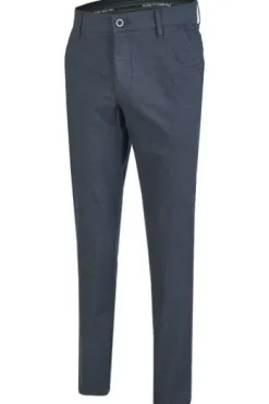 CLUB OF COMFORT Flat Front Hose blau Regular Fit
