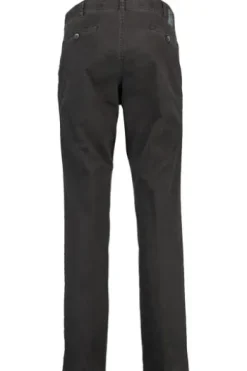 CLUB OF COMFORT High Stretch Baumwoll-Hose anthrazit Garvey Flat-Front