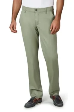 CLUB OF COMFORT High stretch Baumwoll Hose Garvey grün