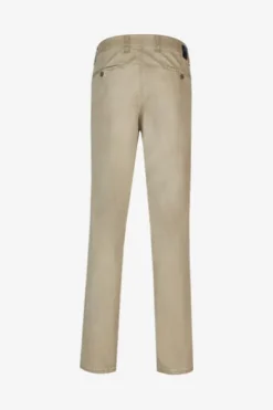 CLUB OF COMFORT High Stretch Baumwoll-Hose beige Garvey Flat-Front