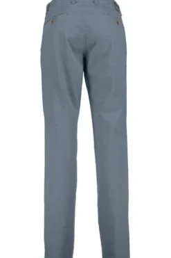 CLUB OF COMFORT High Stretch Baumwoll-Hose blau Garvey Flat-Front