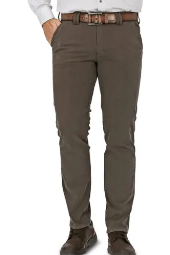 CLUB OF COMFORT High-Stretch Thermo Hose Garvey schlamm mit Thermolite-Futter
