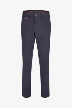 CLUB OF COMFORT Leinen Baumwoll Hose marine Garvey Chino