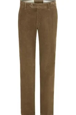 CLUB OF COMFORT Stretch-Feincord Hose hellbraun Garvey