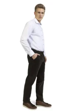 CLUB OF COMFORT Stretch-Feincord Hose oliv Garvey