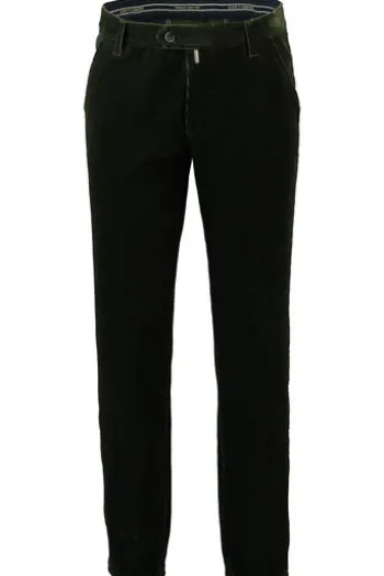 CLUB OF COMFORT Stretch-Feincord Hose oliv Garvey
