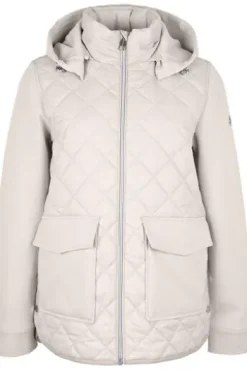COVERED Steppjacke Sienna stone im Materialmix