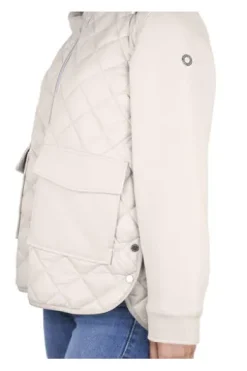 COVERED Steppjacke Sienna stone im Materialmix
