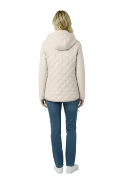 COVERED Steppjacke Sienna stone im Materialmix