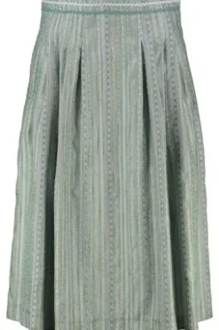 Damenrock HAMMERSCHMID Rock Lindau mint im edlen Jacquard-Dessin