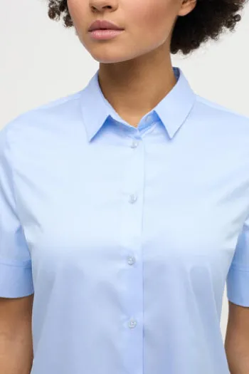 ETERNA Bluse hellblau 1/2-Arm