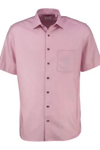 ETERNA Hemd beere Comfort Fit Kurzarm